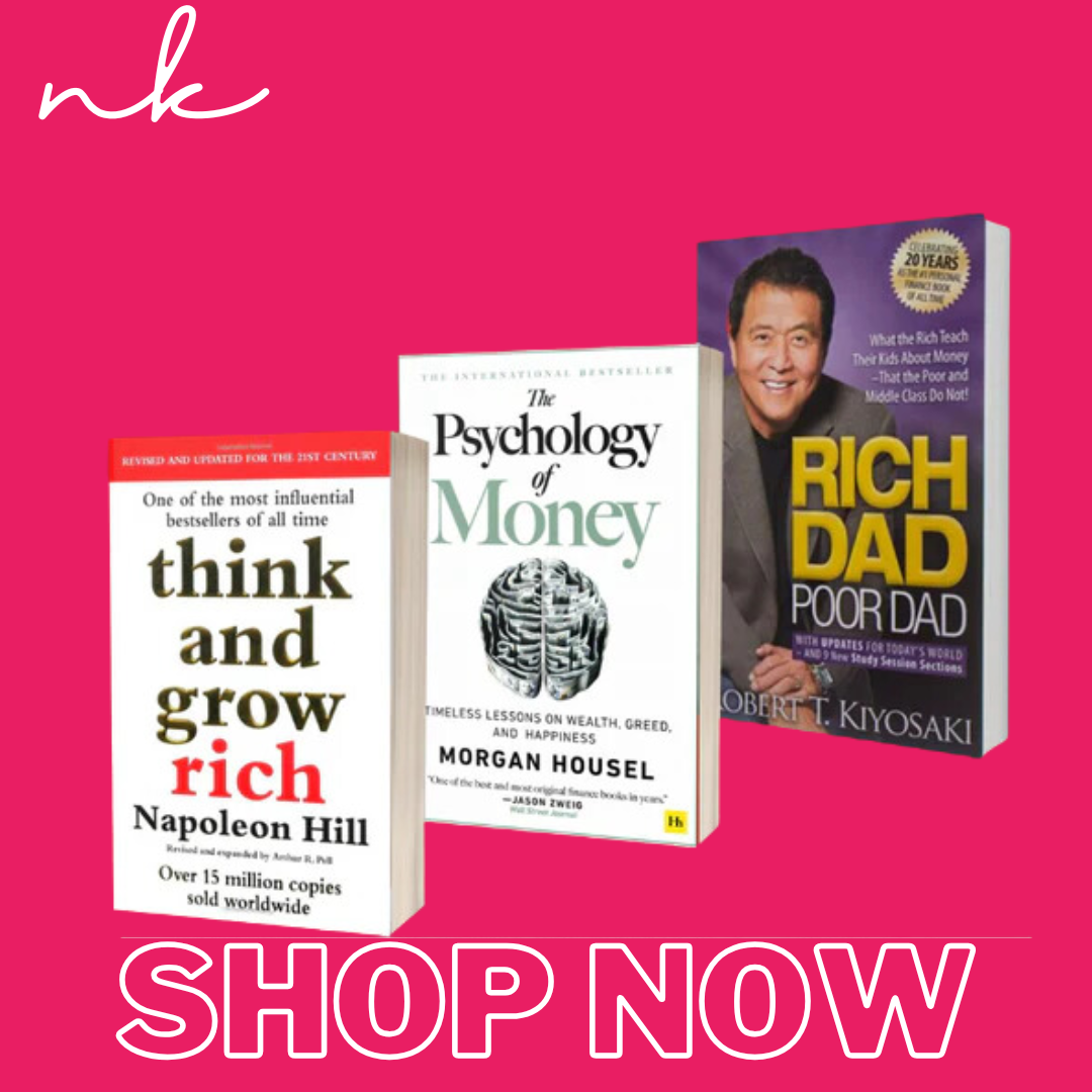 Combo Deal -Rich Dad , Psychology of Money & Think & Grow Rich