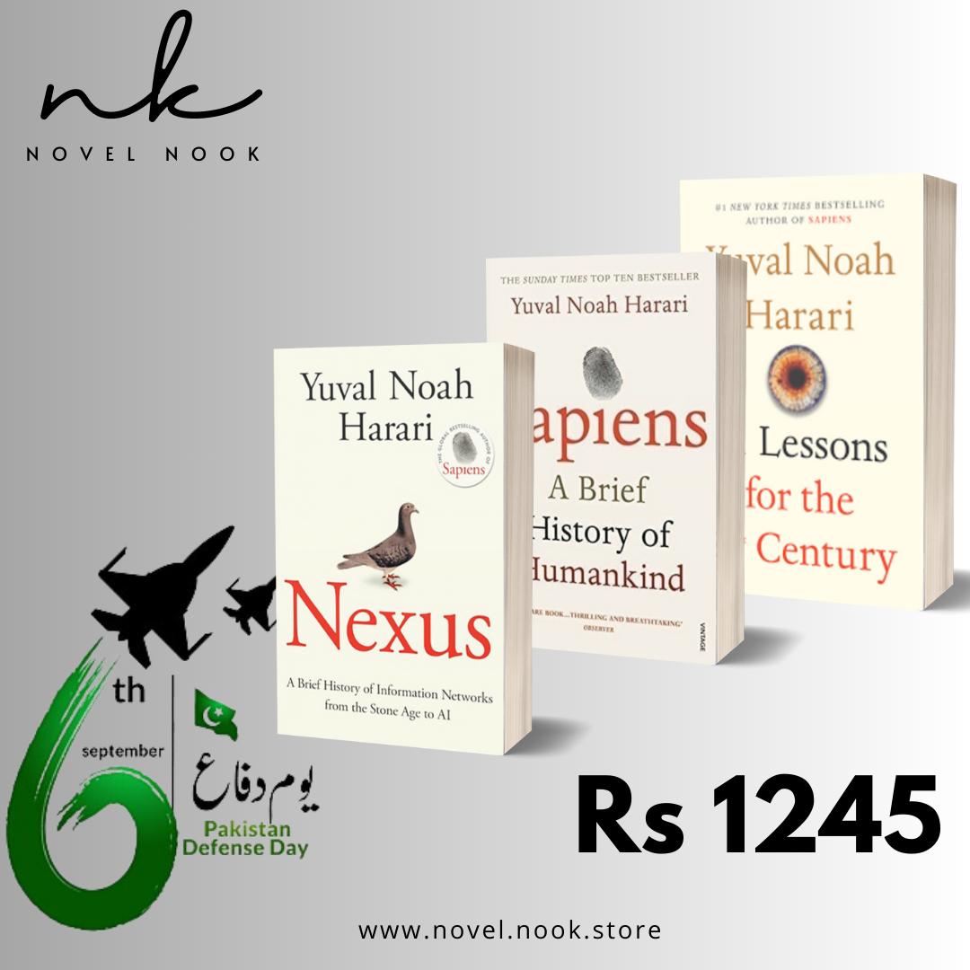 Pack of 3 (Nexus,Sapiens,21 Lessons for the 21th century)